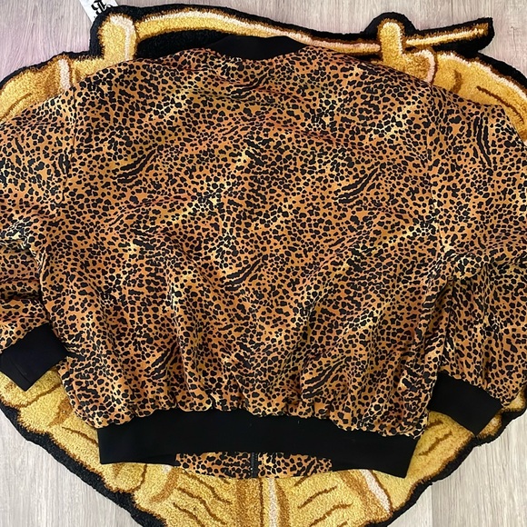 Pacific ID cheetah print bomber jacket 🐆🖤🤎 - Picture 5 of 6